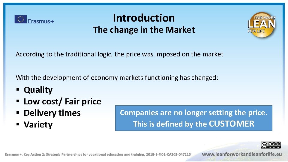 Introduction The change in the Market According to the traditional logic, the price was