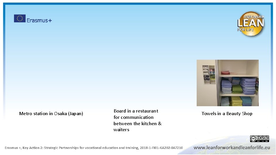 Metro station in Osaka (Japan) Board in a restaurant for communication between the kitchen