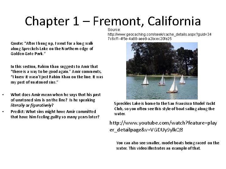 Chapter 1 – Fremont, California Quote: “After I hung up, I went for a