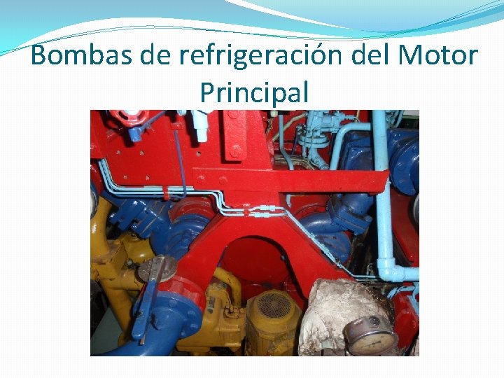 Bombas de refrigeración del Motor Principal 