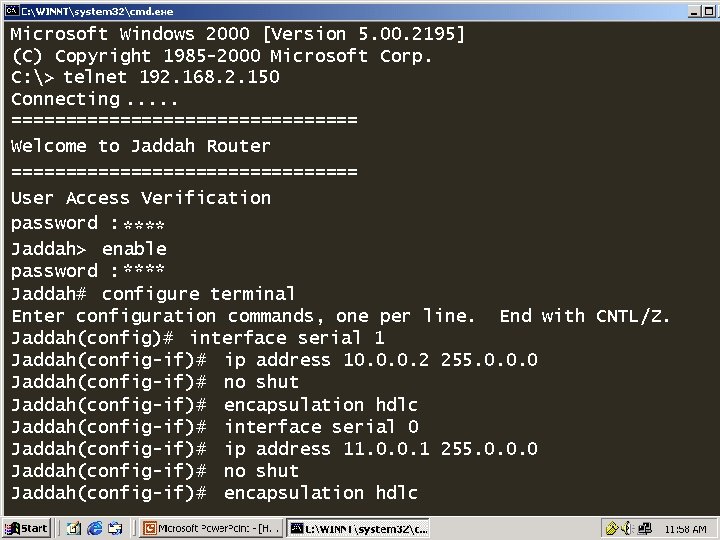 Microsoft Windows 2000 [Version 5. 00. 2195] (C) Copyright 1985 -2000 Microsoft Corp. C: