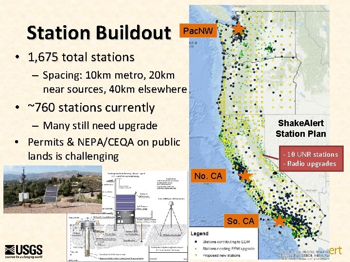 Station Buildout Pac. NW • 1, 675 total stations – Spacing: 10 km metro,