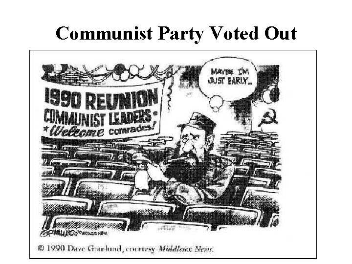 Communist Party Voted Out 