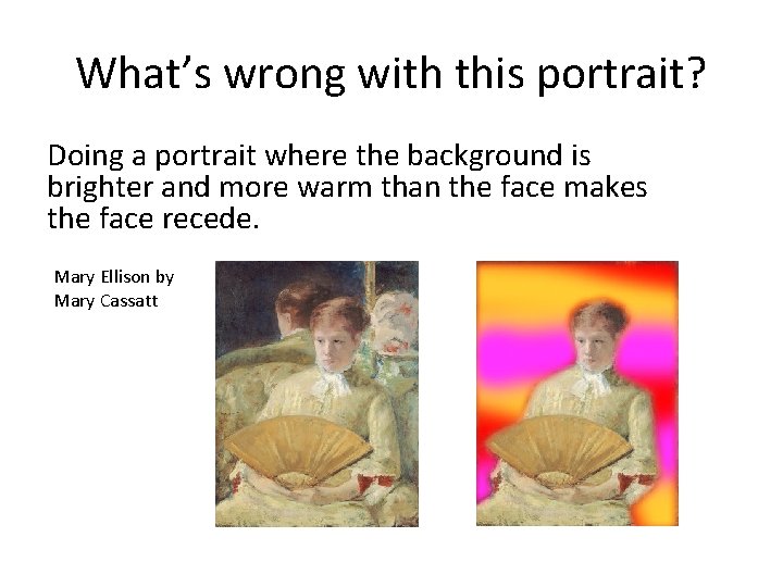 What’s wrong with this portrait? Doing a portrait where the background is brighter and