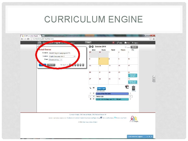 CURRICULUM ENGINE 