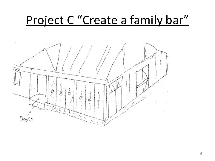 Project C “Create a family bar” 6 
