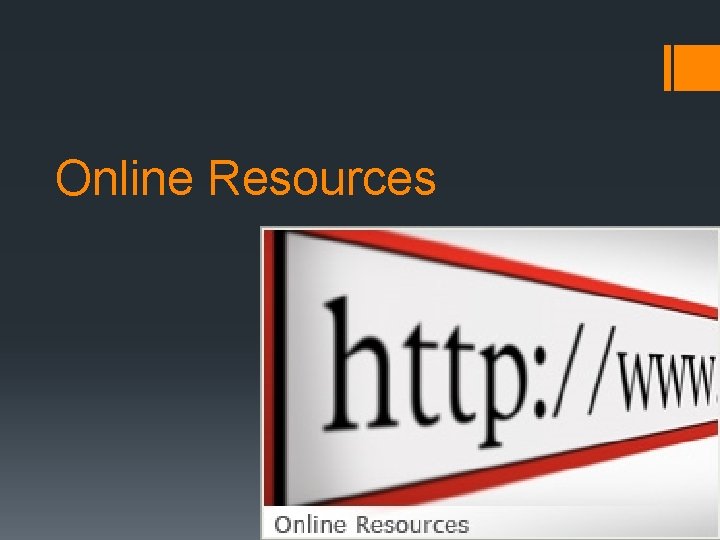 Online Resources 