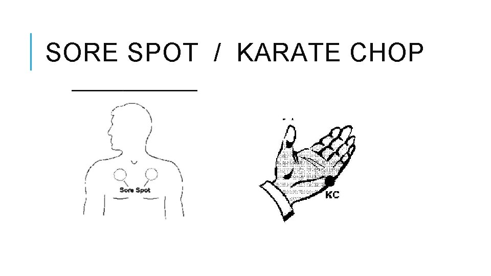 SORE SPOT / KARATE CHOP 