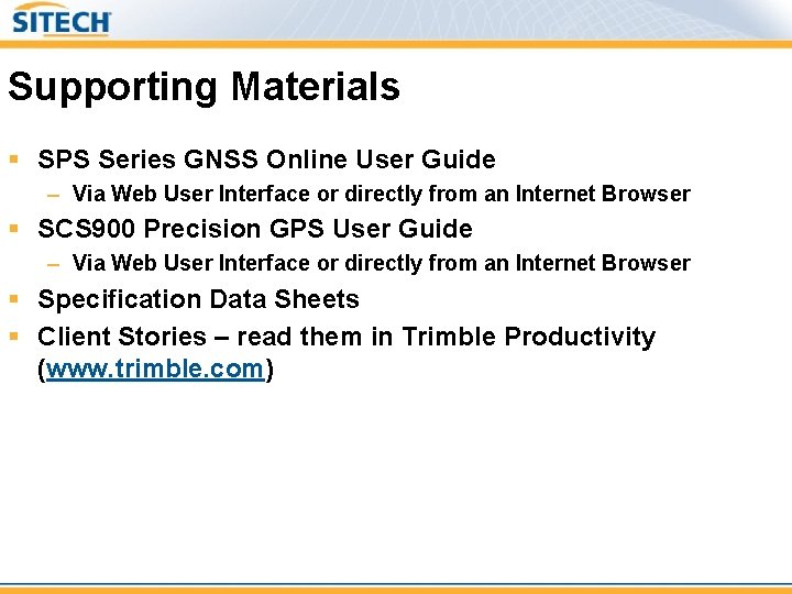 Supporting Materials § SPS Series GNSS Online User Guide – Via Web User Interface