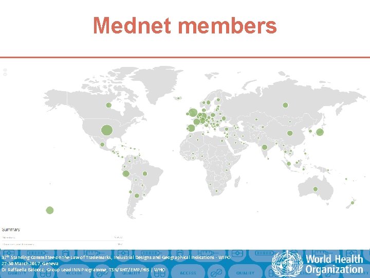 Mednet members 37 th Standing Committee on the Law of Trademarks, Industrial Designs and