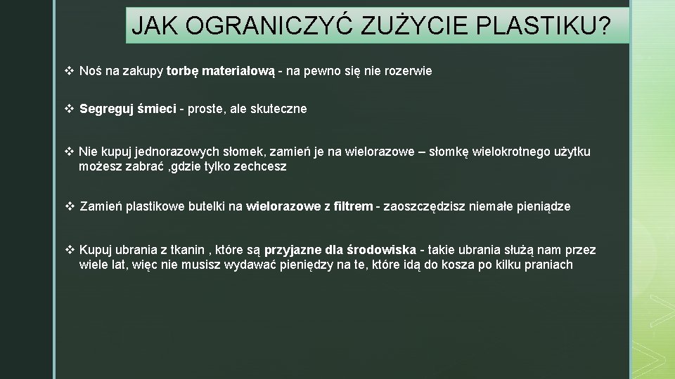 JAK OGRANICZYĆ ZUŻYCIE PLASTIKU? v Noś na zakupy torbę materiałową - na pewno się
