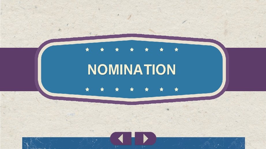 NOMINATION 