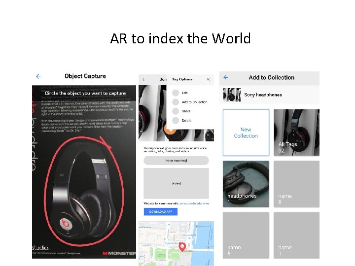 AR to index the World 