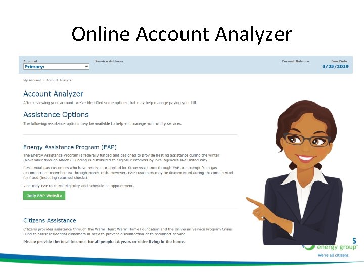 Online Account Analyzer 