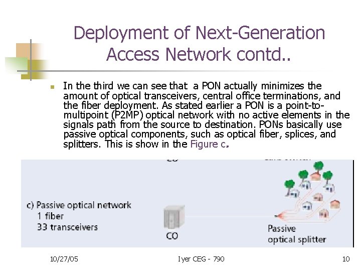 Deployment of Next-Generation Access Network contd. . n In the third we can see