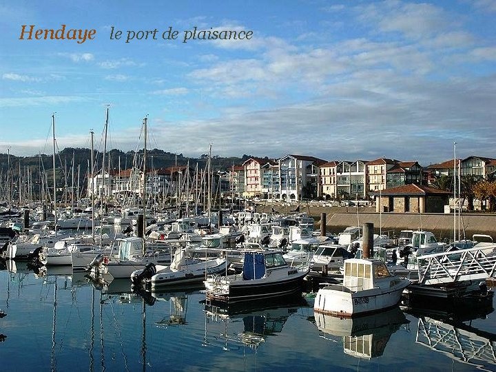 Hendaye le port de plaisance 