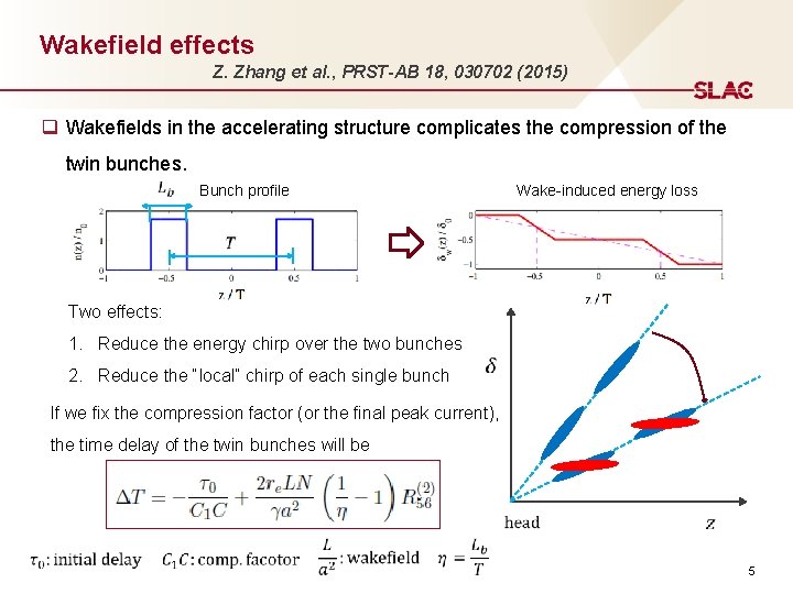 Wakefield effects Z. Zhang et al. , PRST-AB 18, 030702 (2015) q Wakefields in