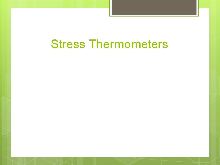 Stress The New Normal Perry Bell Psy D