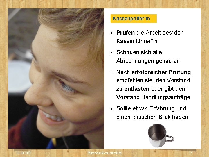 Kassenprüfer*in › Prüfen die Arbeit des*der Kassenführer*in › Schauen sich alle Abrechnungen genau an! Kassenprüfer*in › Prüfen die Arbeit des*der Kassenführer*in › Schauen sich alle Abrechnungen genau an!
