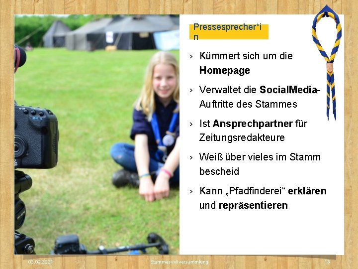Pressesprecher*i n › Kümmert sich um die Homepage › Verwaltet die Social. Media Auftritte Pressesprecher*i n › Kümmert sich um die Homepage › Verwaltet die Social. Media Auftritte