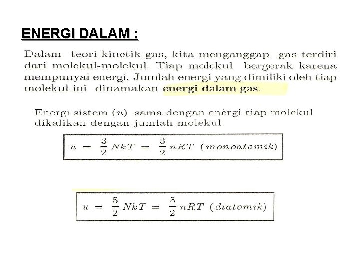 ENERGI DALAM : 