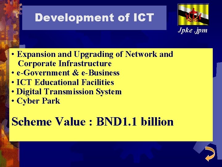 Development of ICT Jpke. jpm • Expansion and Upgrading of Network and Corporate Infrastructure