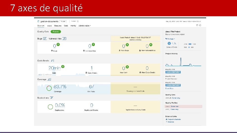 7 axes de qualité 