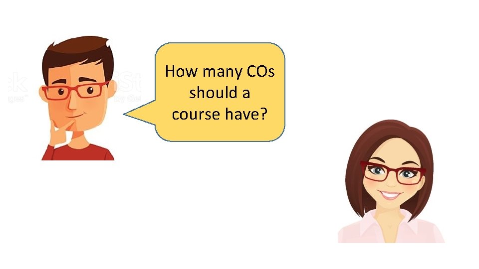 How many COs should a course have? 