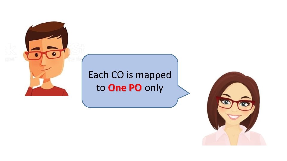 Each CO is mapped to One PO only 
