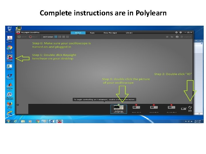 Complete instructions are in Polylearn 