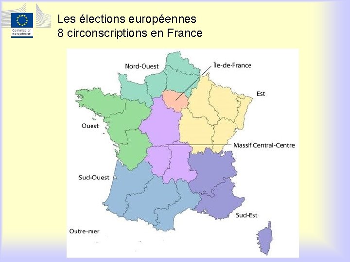 Les élections européennes 8 circonscriptions en France 