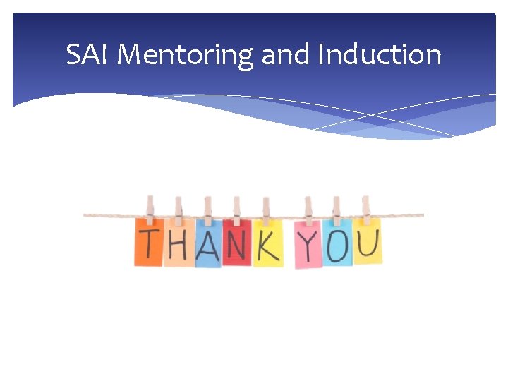 SAI Mentoring and Induction 