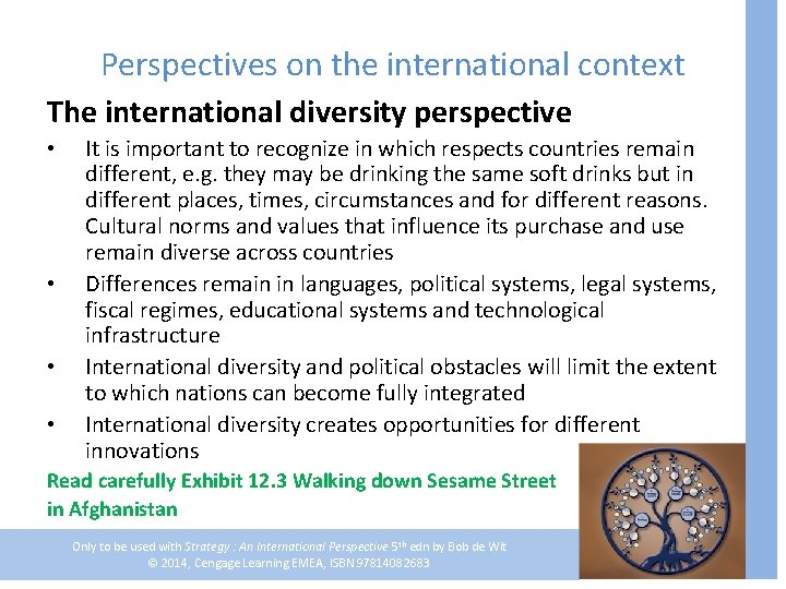 Perspectives on the international context The international diversity perspective • • It is important