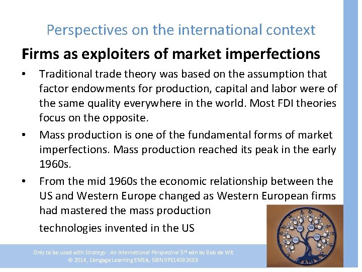Perspectives on the international context Firms as exploiters of market imperfections • • •