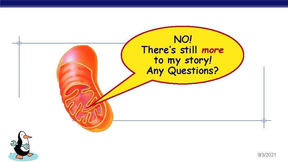 NO! There’s still more to my story! Any Questions? AP Biology 9/3/2021 