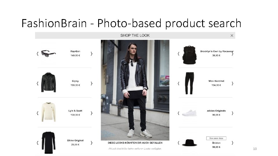Fashion. Brain - Photo-based product search 10 