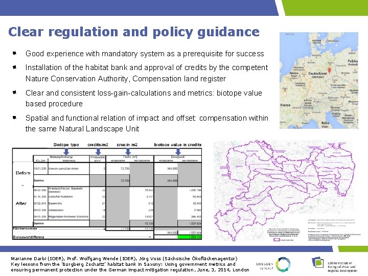 Clear regulation and policy guidance Good experience with mandatory system as a prerequisite for