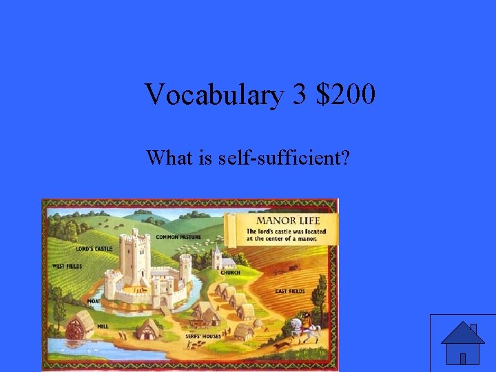 Vocabulary 3 $200 What is self-sufficient? 