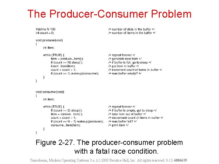 The Producer-Consumer Problem . . . Figure 2 -27. The producer-consumer problem with a