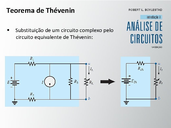 Teorema de Thévenin § Substituição de um circuito complexo pelo circuito equivalente de Thévenin: