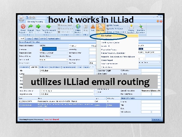 how it works in ILLiad utilizes ILLiad email routing 
