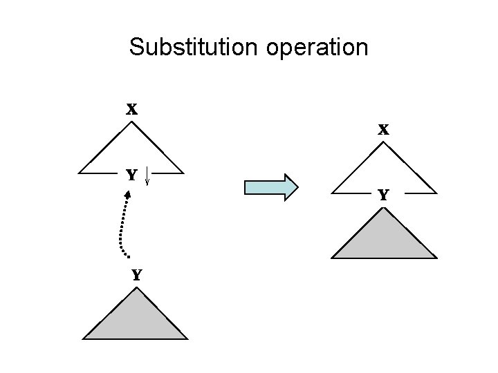 Substitution operation 