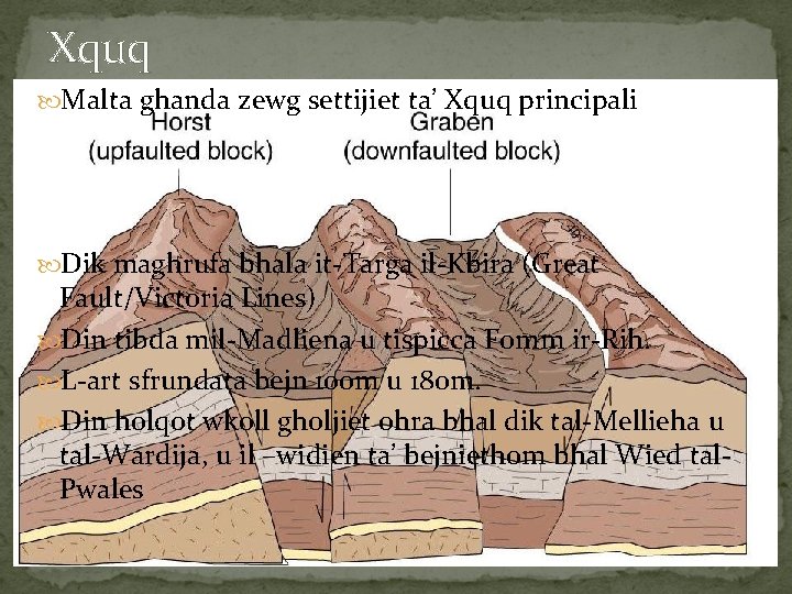 Xquq Malta ghanda zewg settijiet ta’ Xquq principali Dik maghrufa bhala it-Targa il-Kbira (Great