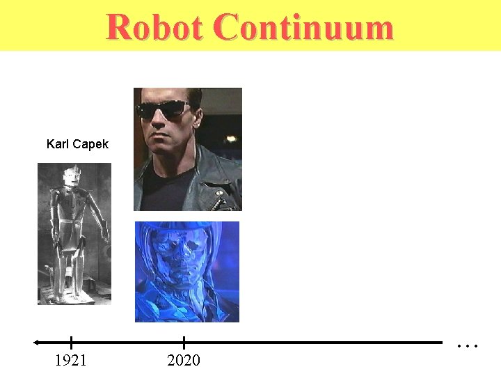 Robot Continuum Karl Capek 1921 2020 . . . 