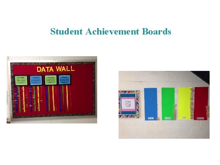 Teacher Tracking Student Achievement Boards 