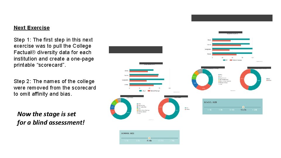 Next Exercise Step 1: The first step in this next exercise was to pull