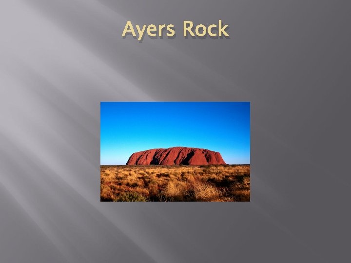 Ayers Rock 