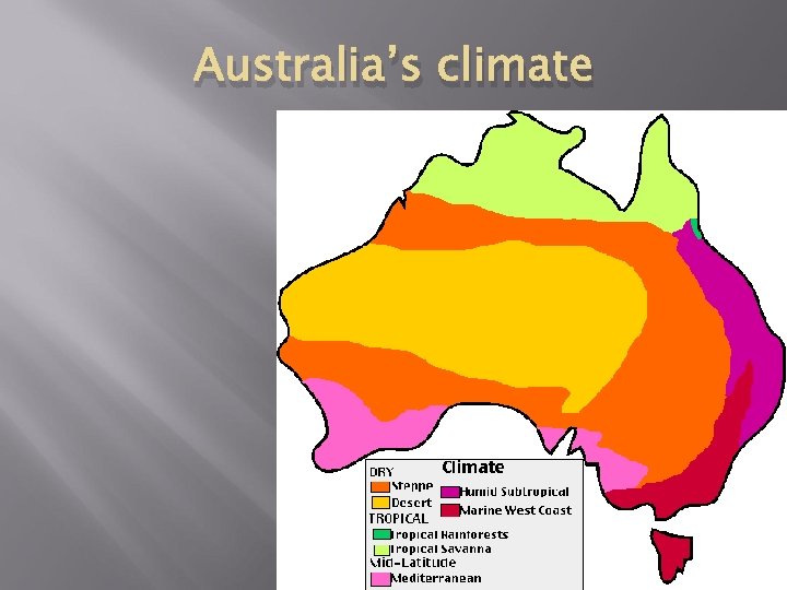 Australia’s climate 