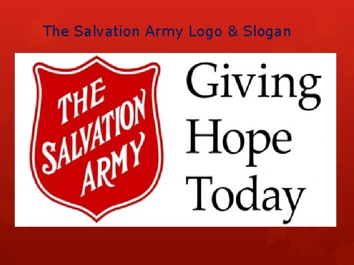 The Salvation Army Logo & Slogan 
