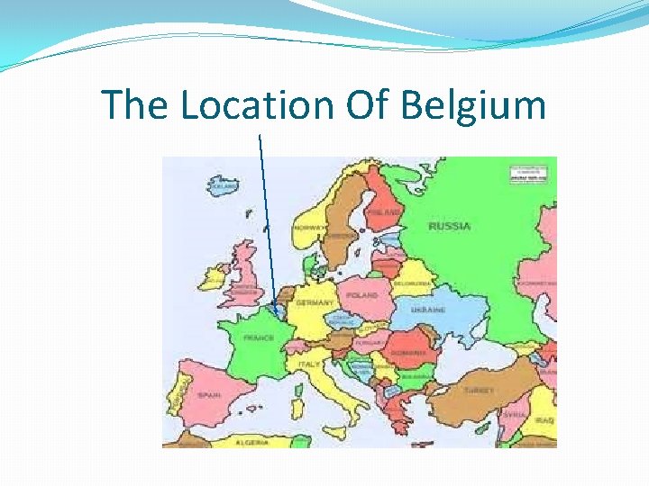 The Location Of Belgium 